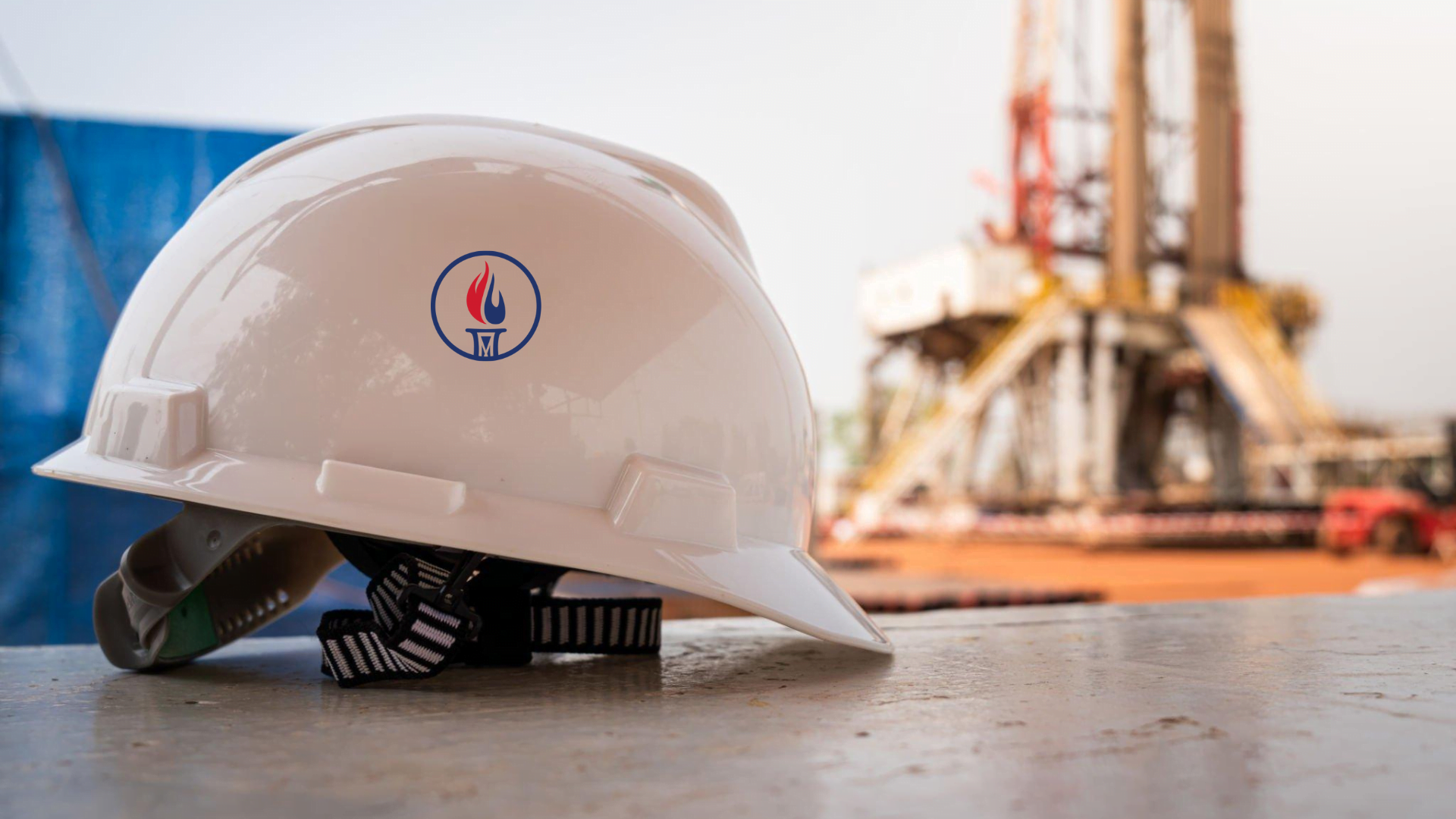 Liberty Drilling Services Helmet with Logo